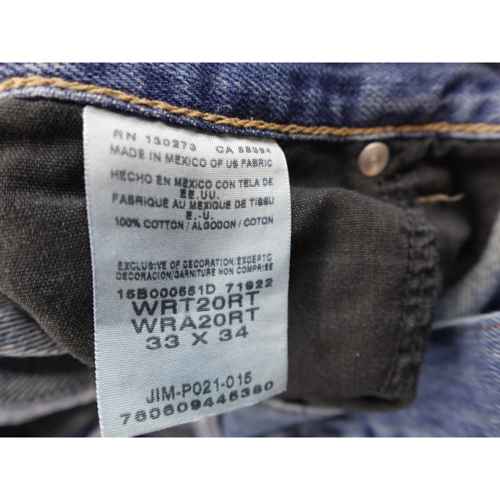 Wrangler Retro‎ Relaxed Boot Mens 33x34 Blue Medium Wash Denim Jeans 88MWZMS - Picture 10 of 14